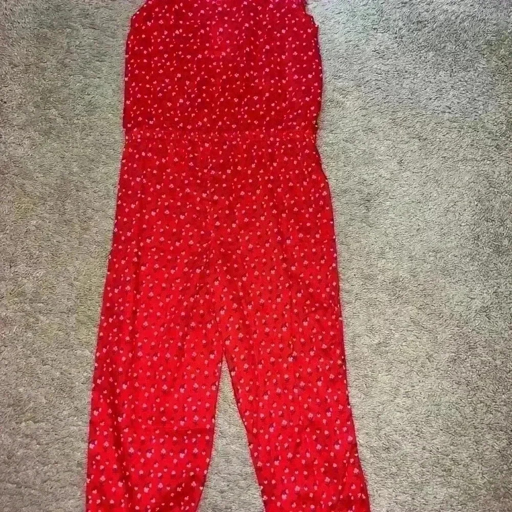 Carter's Red Polka Dot One Piece - Picture 2 of 3